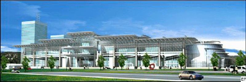 湖南國際會展中心(芒果館)外觀圖