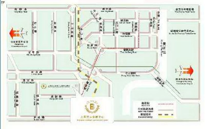 上海光大會展中心交通圖